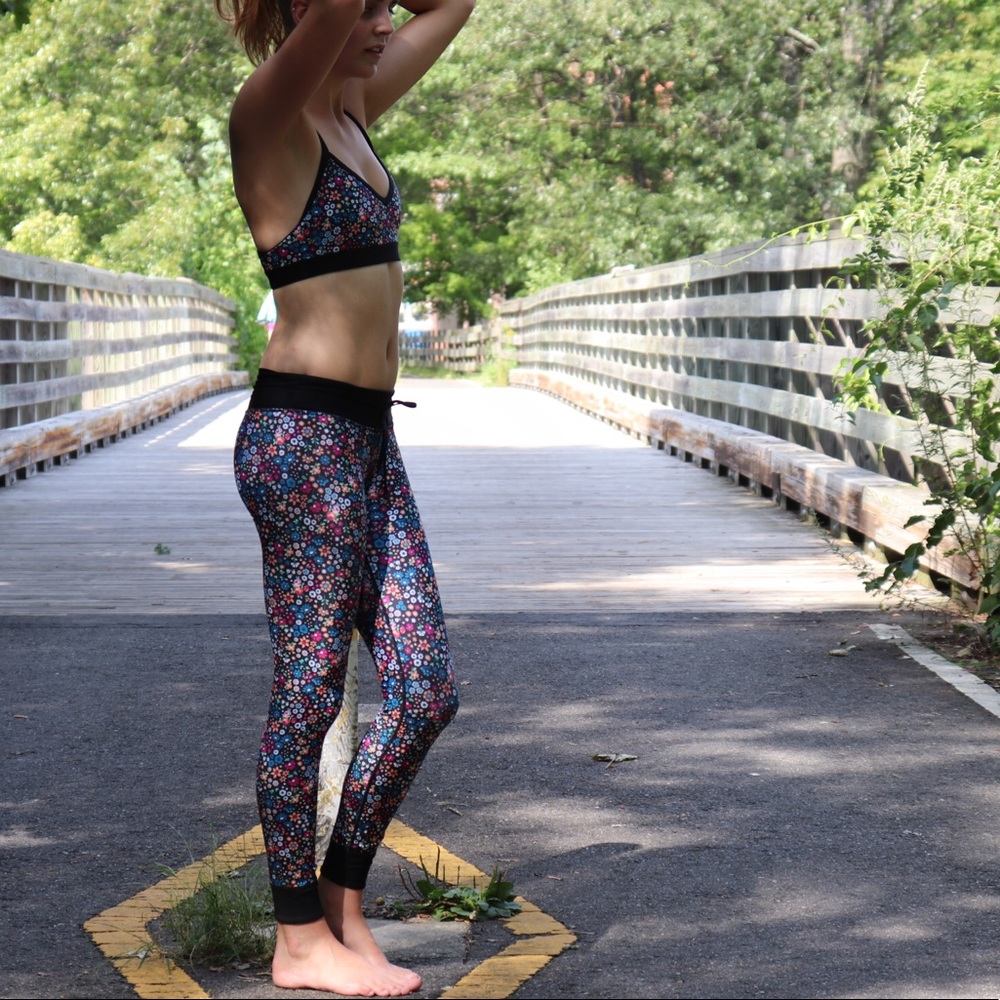 Floral Printed Sports bra